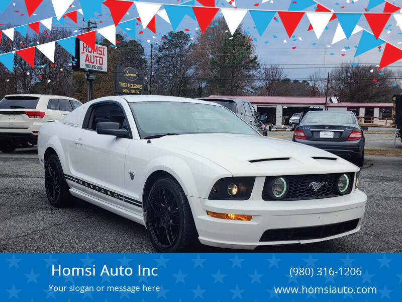 2009 Ford Mustang for sale at Homsi Auto Inc in Kannapolis NC