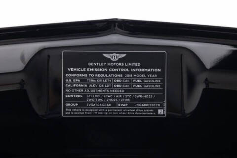 2018 Bentley Bentayga Black Edition