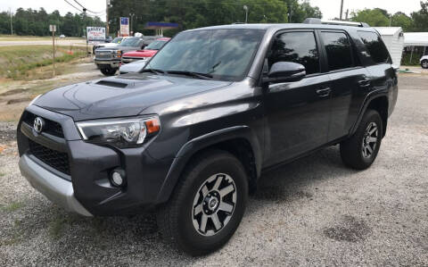 2018 Toyota 4Runner for sale at Baileys Truck and Auto Sales in Effingham SC