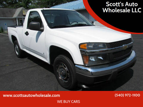 2006 Chevrolet Colorado for sale at Scott's Auto Wholesale LLC in Locust Grove VA