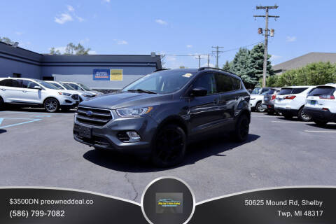 2017 Ford Escape for sale at BIG JAY'S AUTO SALES in Shelby Township MI