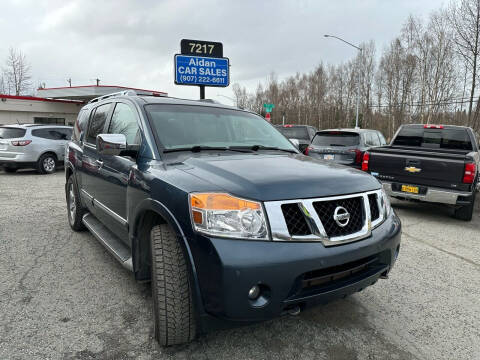 2013 Nissan Armada for sale at AIDAN CAR SALES in Anchorage AK