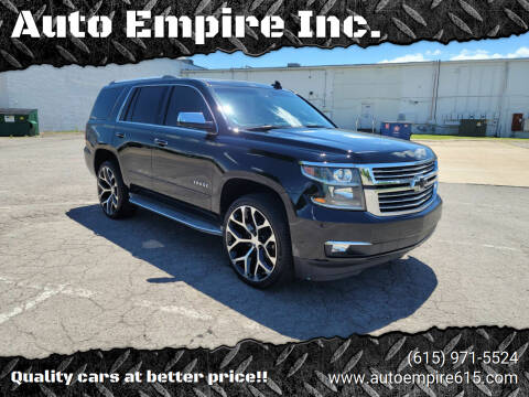 2015 Chevrolet Tahoe for sale at Auto Empire Inc. in Murfreesboro TN