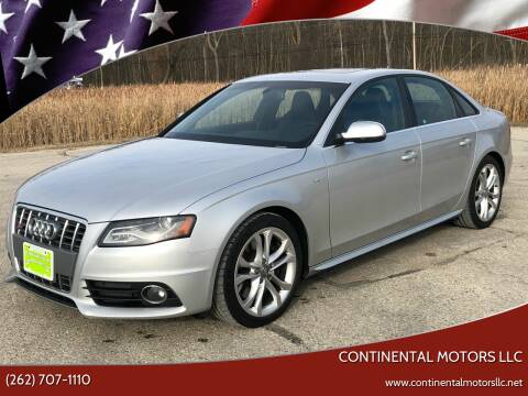2010 Audi S4 for sale at Continental Motors LLC in Hartford WI