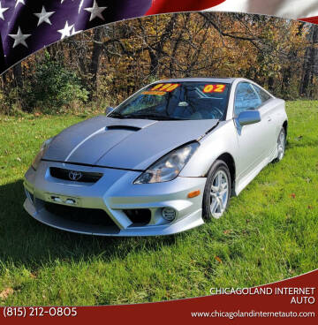2002 Toyota Celica for sale at Chicagoland Internet Auto - 410 N Vine St New Lenox IL, 60451 in New Lenox IL