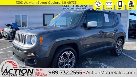 2016 Jeep Renegade for sale at Action Motor Sales in Gaylord MI