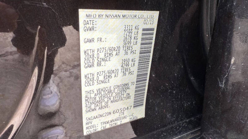 2013 Nissan Armada Platinum