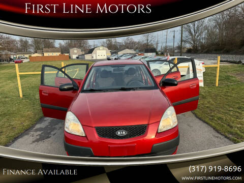 2009 Kia Rio for sale at First Line Motors in Brownsburg IN