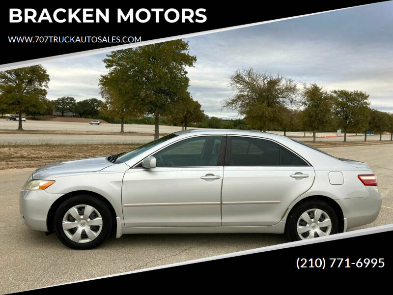 2009 Toyota Camry for sale at BRACKEN MOTORS in San Antonio TX