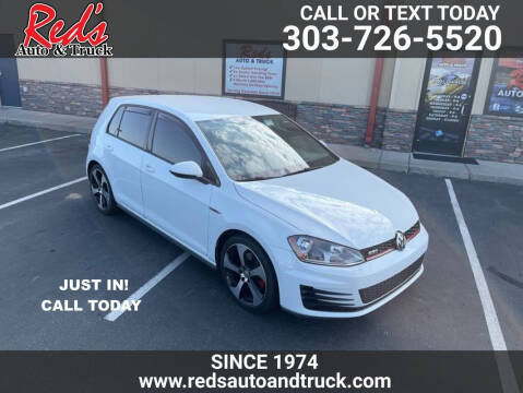 2017 Volkswagen Golf GTI for sale at Red's Auto and Truck in Longmont CO