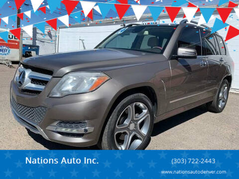 2014 Mercedes-Benz GLK for sale at Nations Auto Inc. in Denver CO