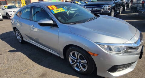 2018 Honda Civic for sale at Super Car Sales Inc. in Oakdale CA