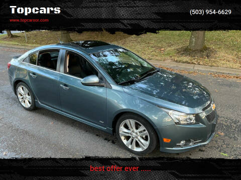 2012 Chevrolet Cruze for sale at Topcars in Wilsonville OR