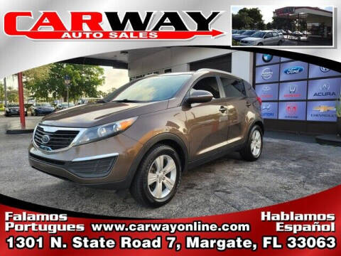 2011 Kia Sportage for sale at CARWAY Auto Sales in Margate FL