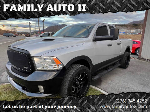 2018 RAM 1500 for sale at FAMILY AUTO II in Pounding Mill VA