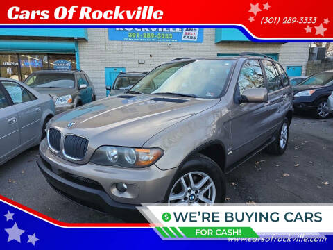 2004 BMW X5 for sale at Cars Of Rockville in Rockville MD