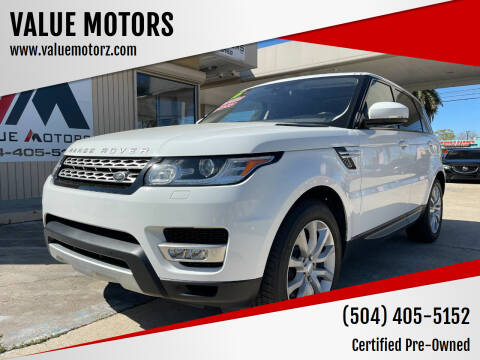 Slechte factor Meerdere meisje Land Rover Range Rover Sport For Sale in Kenner, LA - VALUE MOTORS