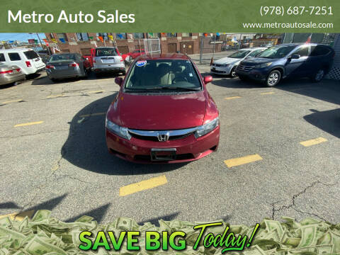 2011 Honda Civic for sale at Metro Auto Sales in Lawrence MA