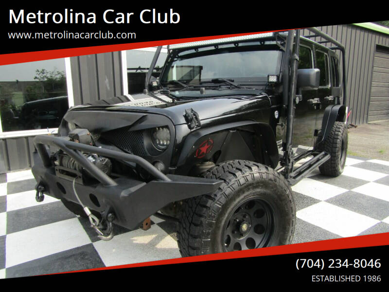 2016 Jeep Wrangler Unlimited for sale at Metrolina Car Club in Matthews NC