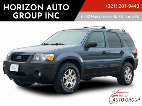 2005 Ford Escape for sale at HORIZON AUTO GROUP INC in Orlando FL
