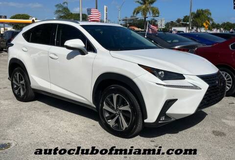 2019 Lexus NX 300 for sale at AUTO CLUB OF MIAMI, INC in Miami FL