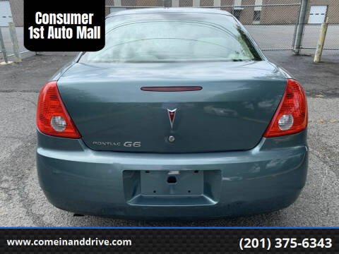 2009 Pontiac G6 for sale at Consumer 1st Auto Mall in Hasbrouck Heights NJ