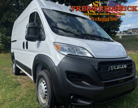 2024 RAM ProMaster for sale at FRED FREDERICK CHRYSLER, DODGE, JEEP, RAM, EASTON in Easton MD