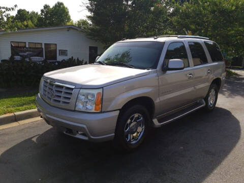 2005 Cadillac Escalade for sale at TR MOTORS in Gastonia NC
