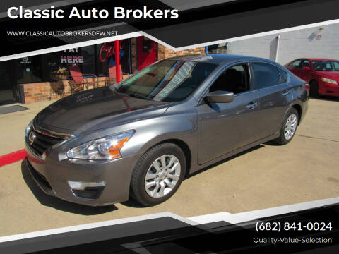 2014 Nissan Altima for sale at Classic Auto Brokers in Haltom City TX