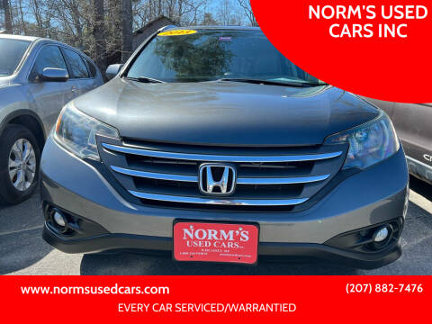 2013 Honda CR-V for sale at NORM'S USED CARS INC in Wiscasset ME
