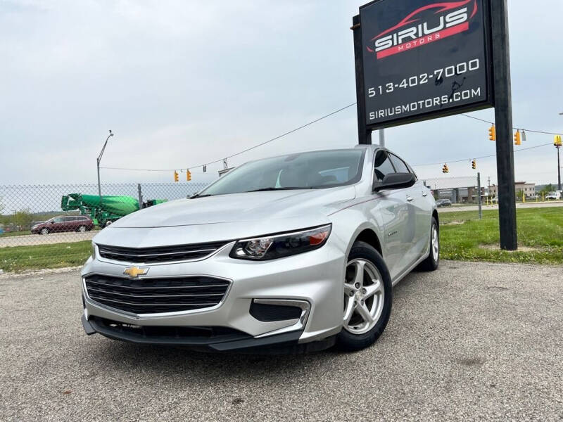 2018 Chevrolet Malibu for sale at SIRIUS MOTORS INC in Monroe OH