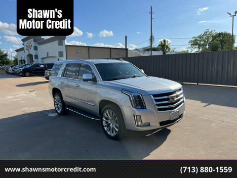 2017 Cadillac Escalade for sale at Shawn's Motor Credit in Houston TX