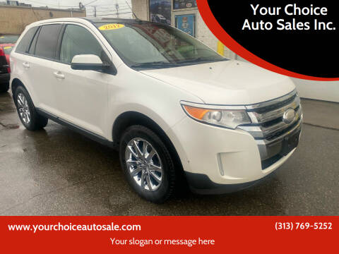 2012 Ford Edge for sale at Your Choice Auto Sales Inc. in Dearborn MI