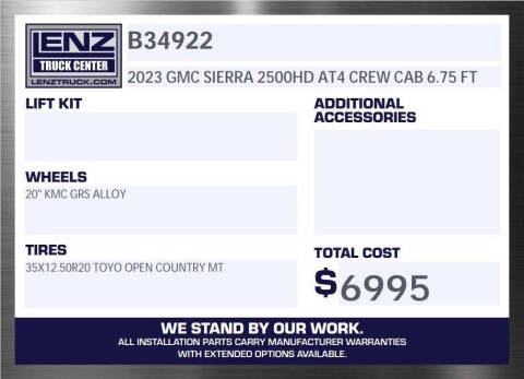 2023 GMC Sierra 2500HD