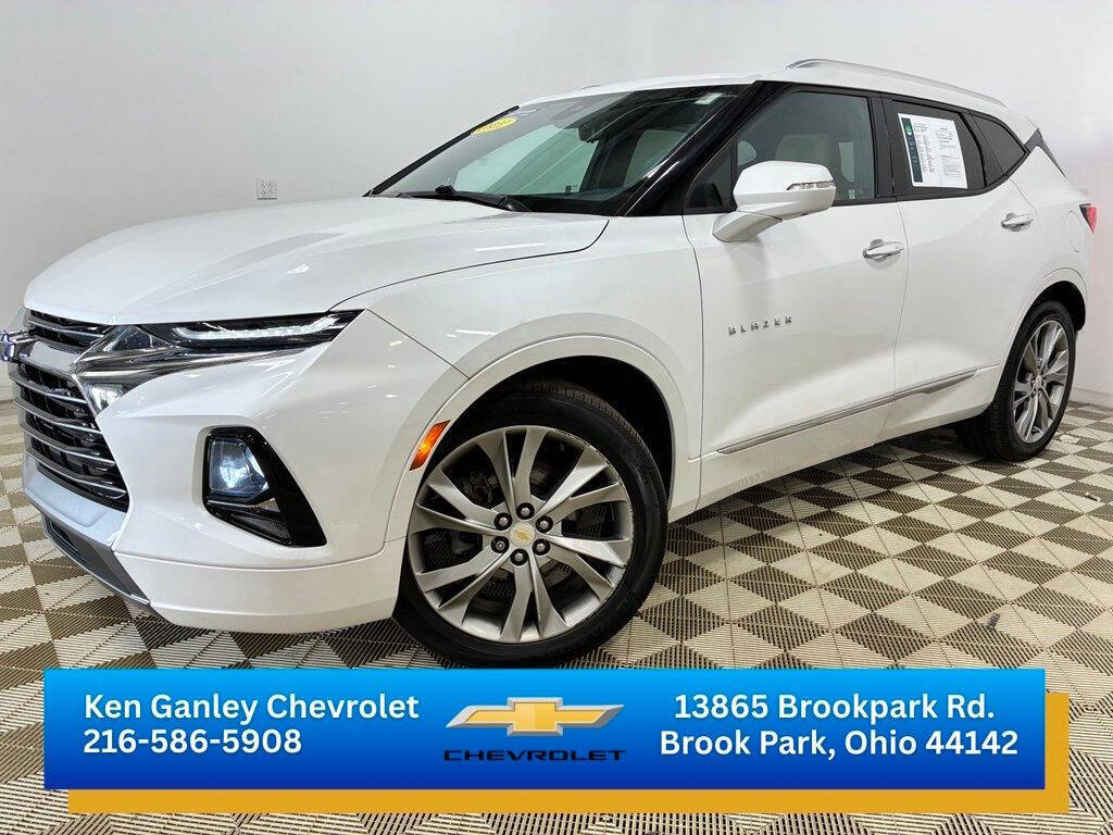 Off white 2021 Chevrolet Blazer Premier AWD Premier 4dr SUV 1
