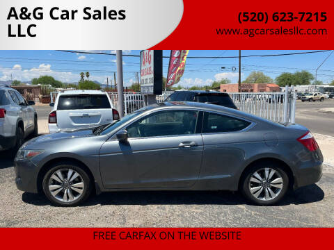 2008 Honda Accord for sale at A&G Car Sales  LLC in Tucson AZ