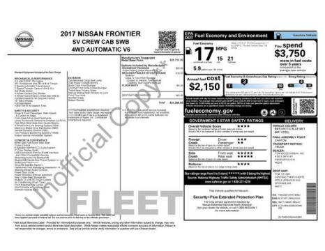 2017 Nissan Frontier