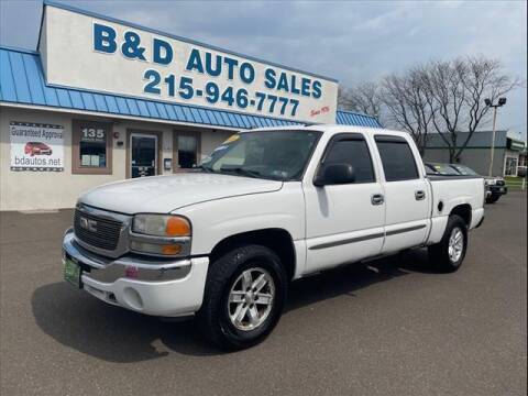 2005 GMC Sierra 1500 for sale at B & D Auto Sales Inc. in Fairless Hills PA