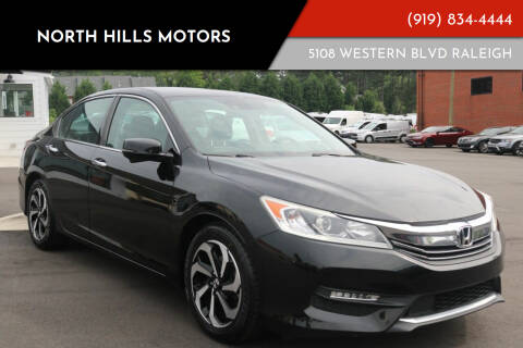 2016 Honda Accord for sale at NORTH HILLS MOTORS in Raleigh NC