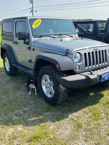 2014 Jeep Wrangler for sale at Garys Sales & SVC in Caribou ME