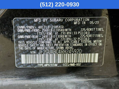 2024 Subaru Crosstrek