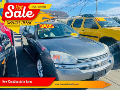2005 Chevrolet Malibu Maxx for sale at New Creation Auto Sales in Everett WA