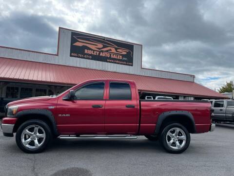 2008 Dodge Ram Pickup 1500 for sale at Ridley Auto Sales, Inc. in White Pine TN