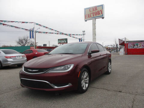 2015 Chrysler 200 for sale at CAR FACTORY S in Oklahoma City OK