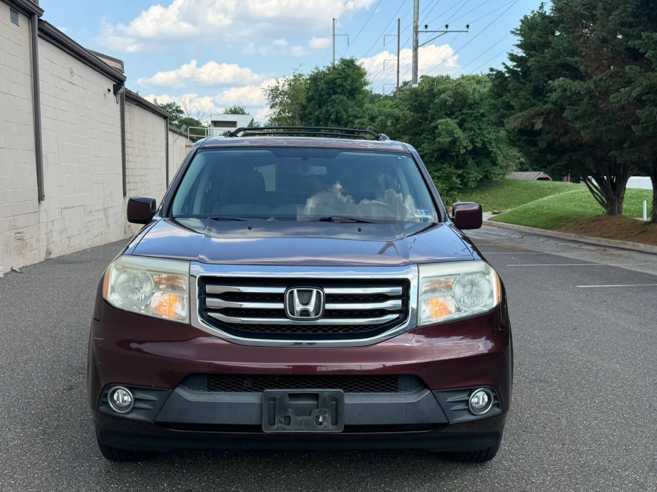 Burgundy 2013 Honda Pilot EX-L 4x4 EX-L 4dr SUV 2