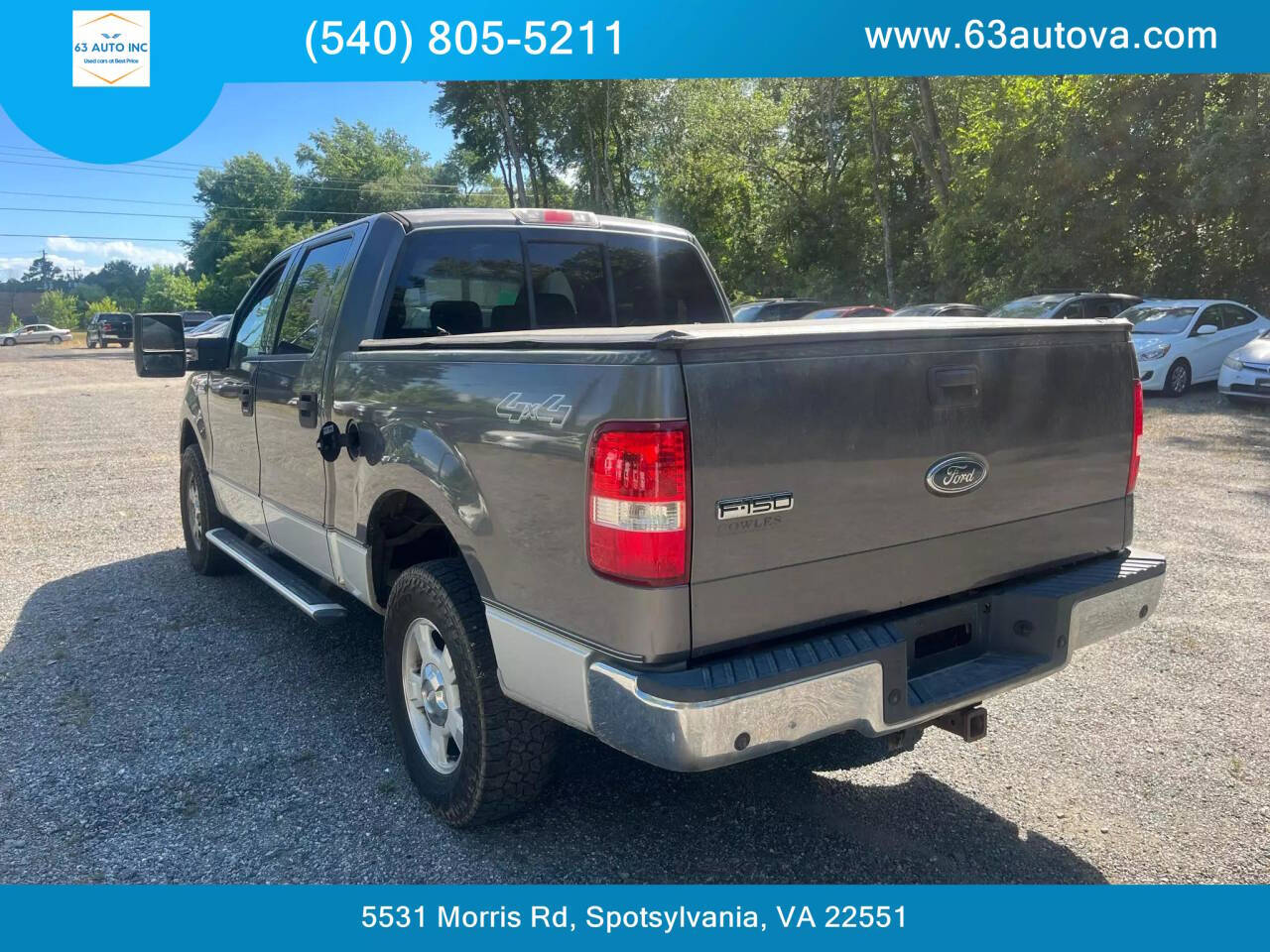 2004 Ford F-150 for sale at 63 Auto Inc in Spotsylvania, VA