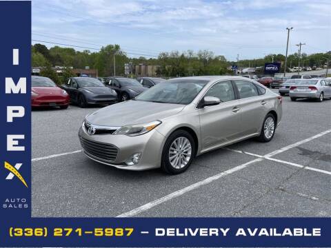 2013 Toyota Avalon Hybrid for sale at Impex Auto Sales in Greensboro NC