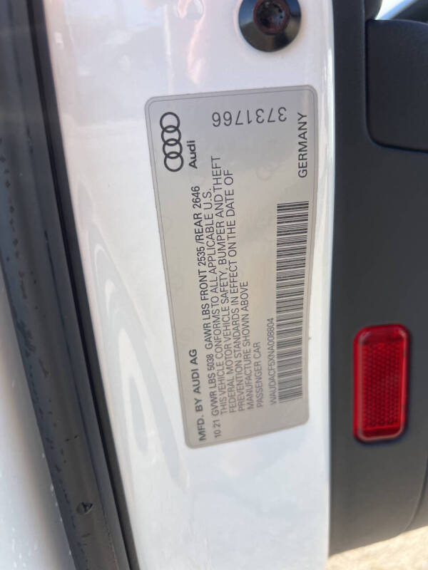 2022 Audi A5 Sportback quattro S line Premium 45 TFSI