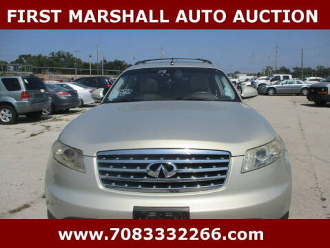 2008 Infiniti FX35 for sale at First Marshall Auto Auction in Harvey IL