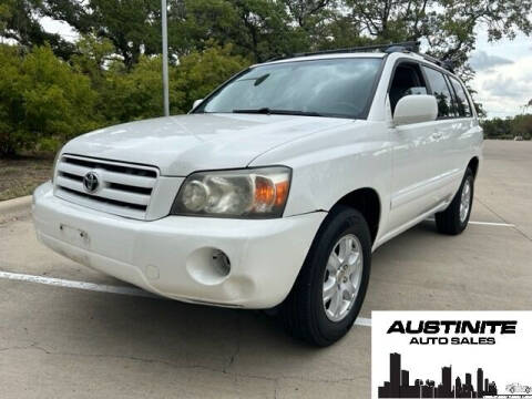 2004 Toyota Highlander for sale at Austinite Auto Sales in Austin TX